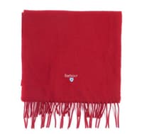 Plain Lambswool Scarf Red - view: 1