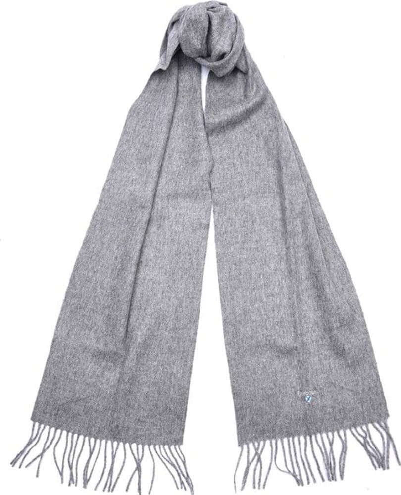 Plain Lambswool Scarf Light Grey, view: 0