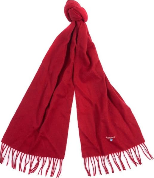Plain Lambswool Scarf Red, view: 0