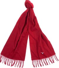 Plain Lambswool Scarf Red - view: 0