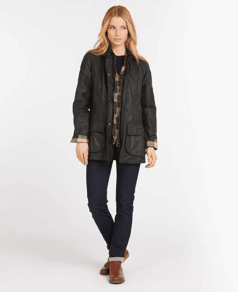 Beadnell Wax Jacket Sage, view: 4