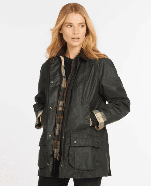 Beadnell Wax Jacket Sage, view: 5