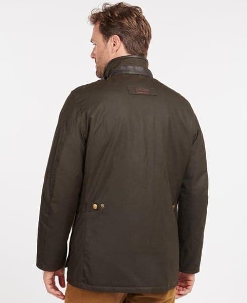 M's Hereford Wax Jacket Olive, view: 2