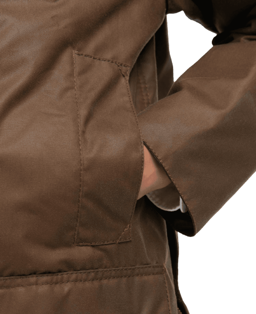 M's Beaufort Wax Jacket Bark, view: 5