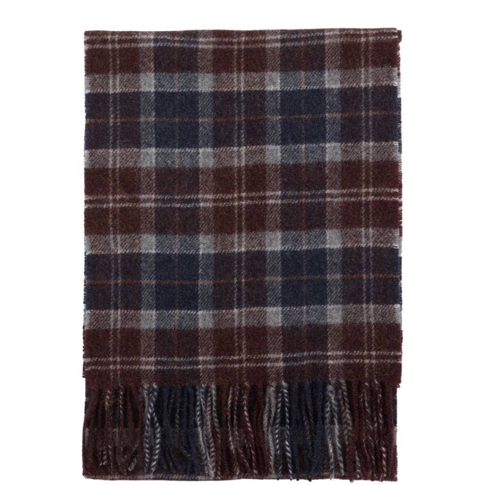 Tartan Lambswool Scarf Midnight Oak Tartan, view: 1