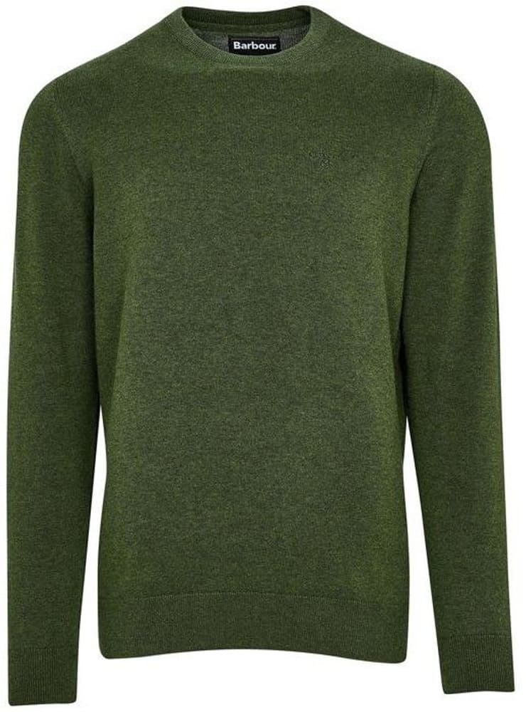 M's Pima Cotton Crew Neck Neck Rifle Green Marl, view: 0