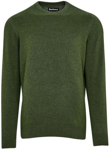 M's Pima Cotton Crew Neck Neck Rifle Green Marl, view: 0