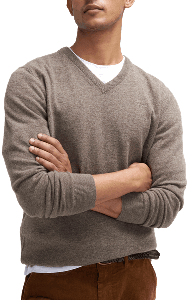 M's Essential Lambswool Dark Stone, view: 2