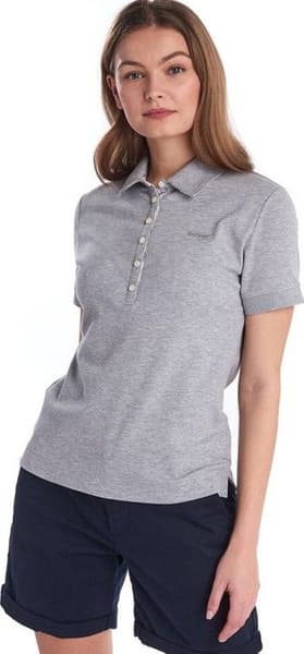 W's Portsdown Polo Shirt Light Grey Marl/Platinum, view: 2