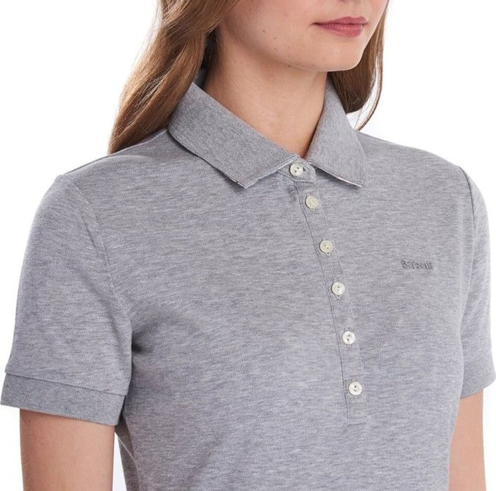 W's Portsdown Polo Shirt Light Grey Marl/Platinum, view: 1