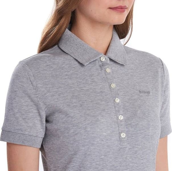 W's Portsdown Polo Shirt Light Grey Marl/Platinum, view: 1