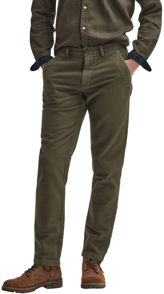 M's Moleskin Tailored Fit Olive, view: 3