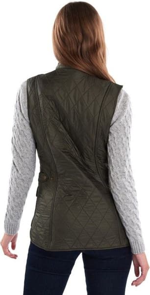W's Wray Polarquilt Gilet Olive, view: 2