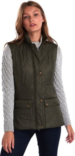W's Wray Polarquilt Gilet Olive, view: 1