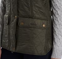 W's Wray Polarquilt Gilet Olive - view: 5