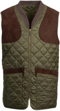 M's Keeperwear Gilet Check Dark Olive - view: 0