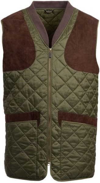 M's Keeperwear Gilet Check Dark Olive, view: 0