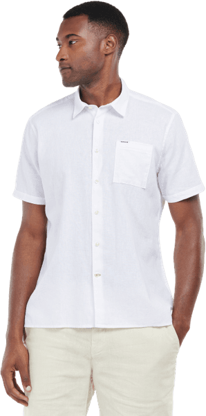 M's Nelson S/S Summer Shirt White, view: 1