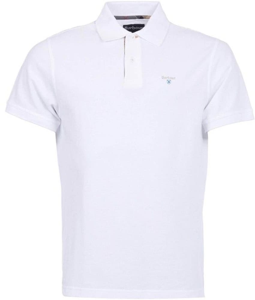M's Tartan Pique Polo/Dress White, view: 0