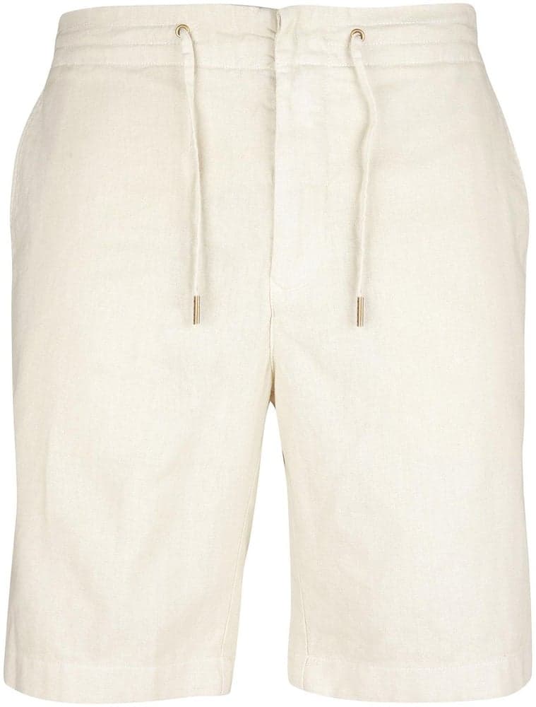 M's Linen Cotton Mix Shorts Light Stone, view: 0