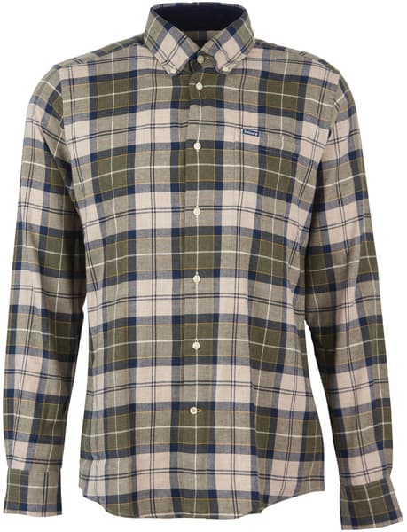 M's Fortrose Tailored Shirt Forest Mist, view: 0