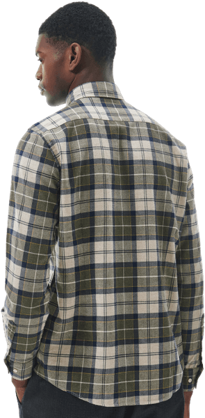 M's Fortrose Tailored Shirt Forest Mist, view: 3