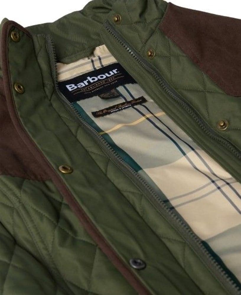 W's Keeper Wear Quilted Gilet Olive/Ancient Tartan, view: 5