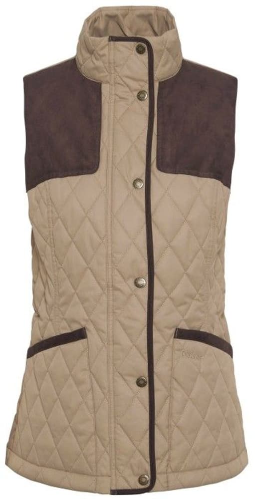 W's Keeper Wear Quilted Gilet Military Brown, view: 0