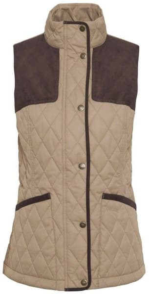 W's Keeper Wear Quilted Gilet Military Brown, view: 0