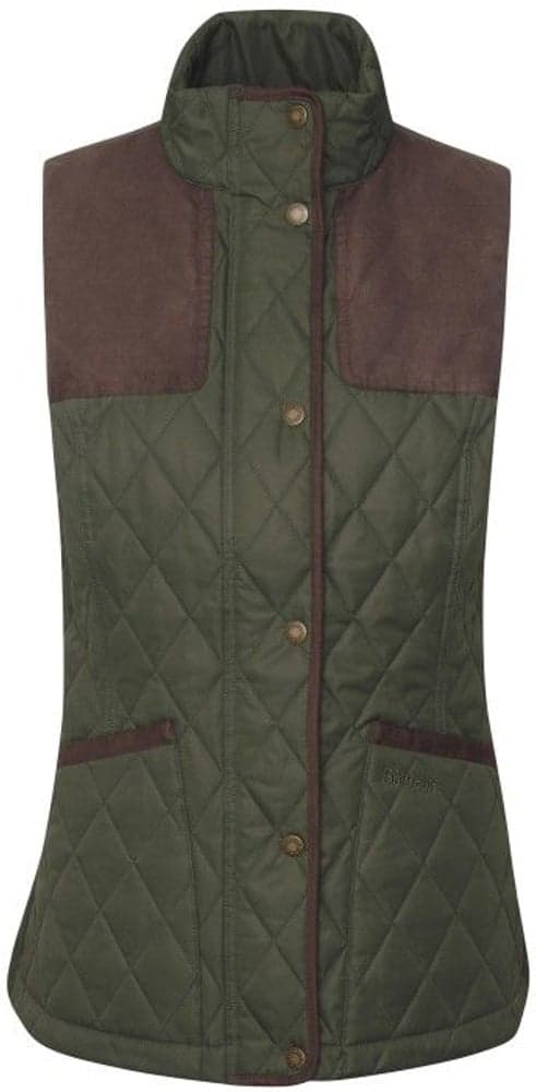 W's Keeper Wear Quilted Gilet Olive/Ancient Tartan, view: 0