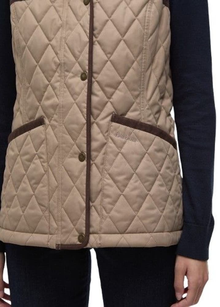 W's Keeper Wear Quilted Gilet Military Brown, view: 5