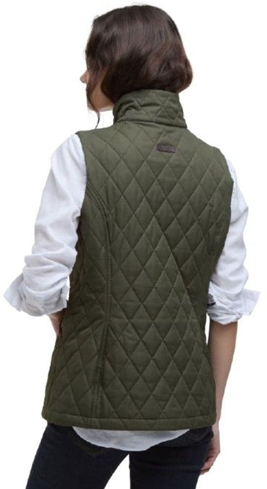 W's Keeper Wear Quilted Gilet Olive/Ancient Tartan, view: 2
