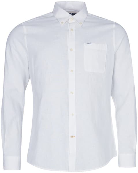 M's Nelson Tailored Fit Shirt White, view: 0