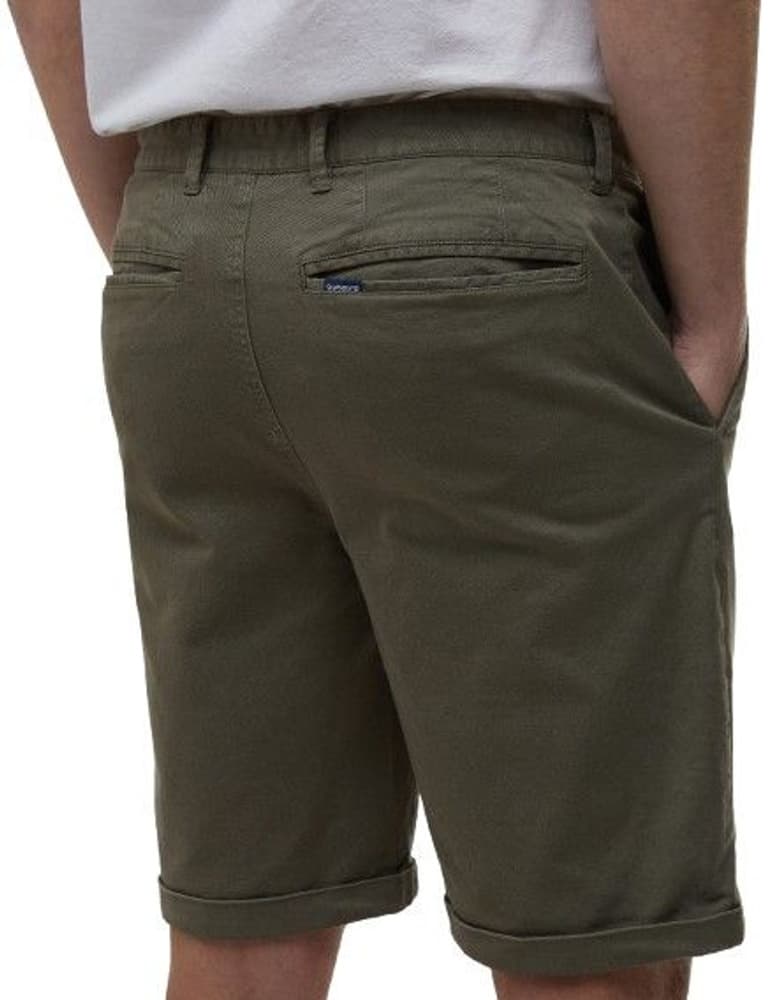 M's Washed Twill Chino Shorts Olive, view: 4