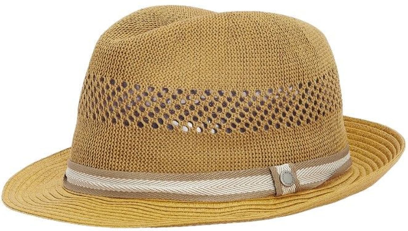 M's Craster Trilby Summer Hat Dark Tan, view: 0