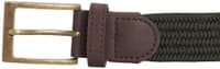 M's Nevis Stretch Webbing Belt Dark Olive - view: 1