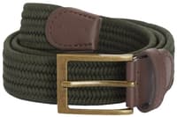 M's Nevis Stretch Webbing Belt Dark Olive - view: 0