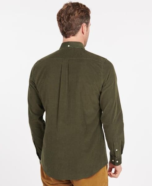 M's Ramsey Cord Tailored Shirt Forest, view: 2