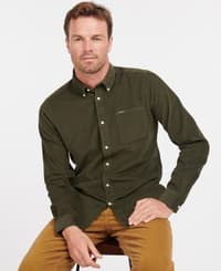 M's Ramsey Cord Tailored Shirt Forest - view: 1