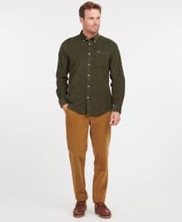 M's Ramsey Cord Tailored Shirt Forest - view: 4