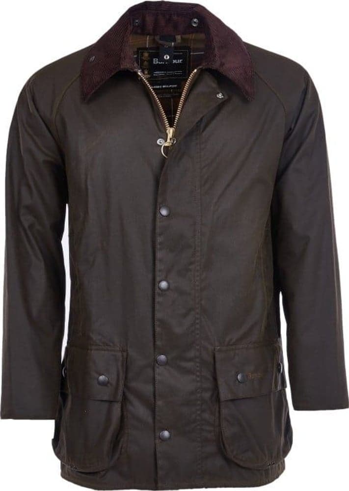 M's Classic Beaufort Wax Jacket Dark Olive, view: 0