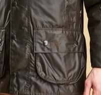 M's Classic Beaufort Wax Jacket Dark Olive - view: 2