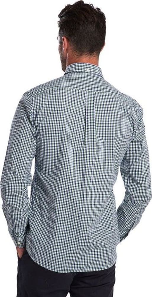 M's Gingham 16 Shirt Tailored Fit Green, view: 2