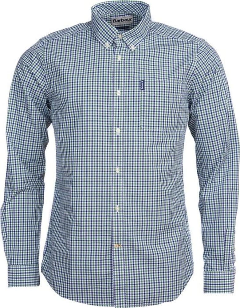 M's Gingham 16 Shirt Tailored Fit Green, view: 0