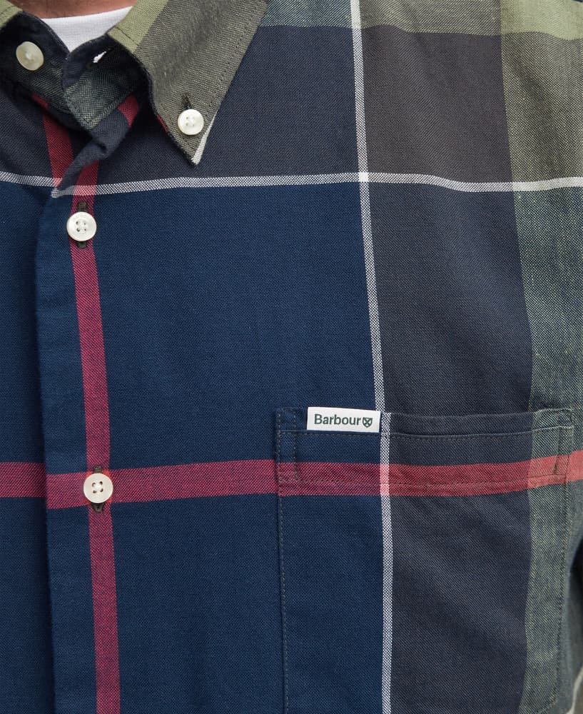 M's Douglas Relaxed Fit S/S Shirt Classic Tartan, view: 5