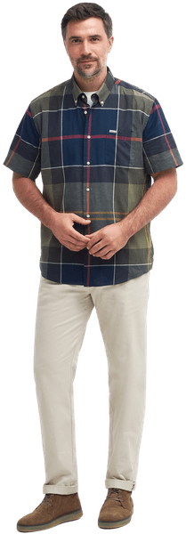 M's Douglas Relaxed Fit S/S Shirt Classic Tartan, view: 1