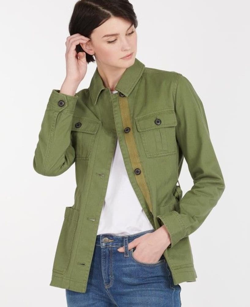 W's Victoria Utility Overshirt, Bay Leaf, view: 1