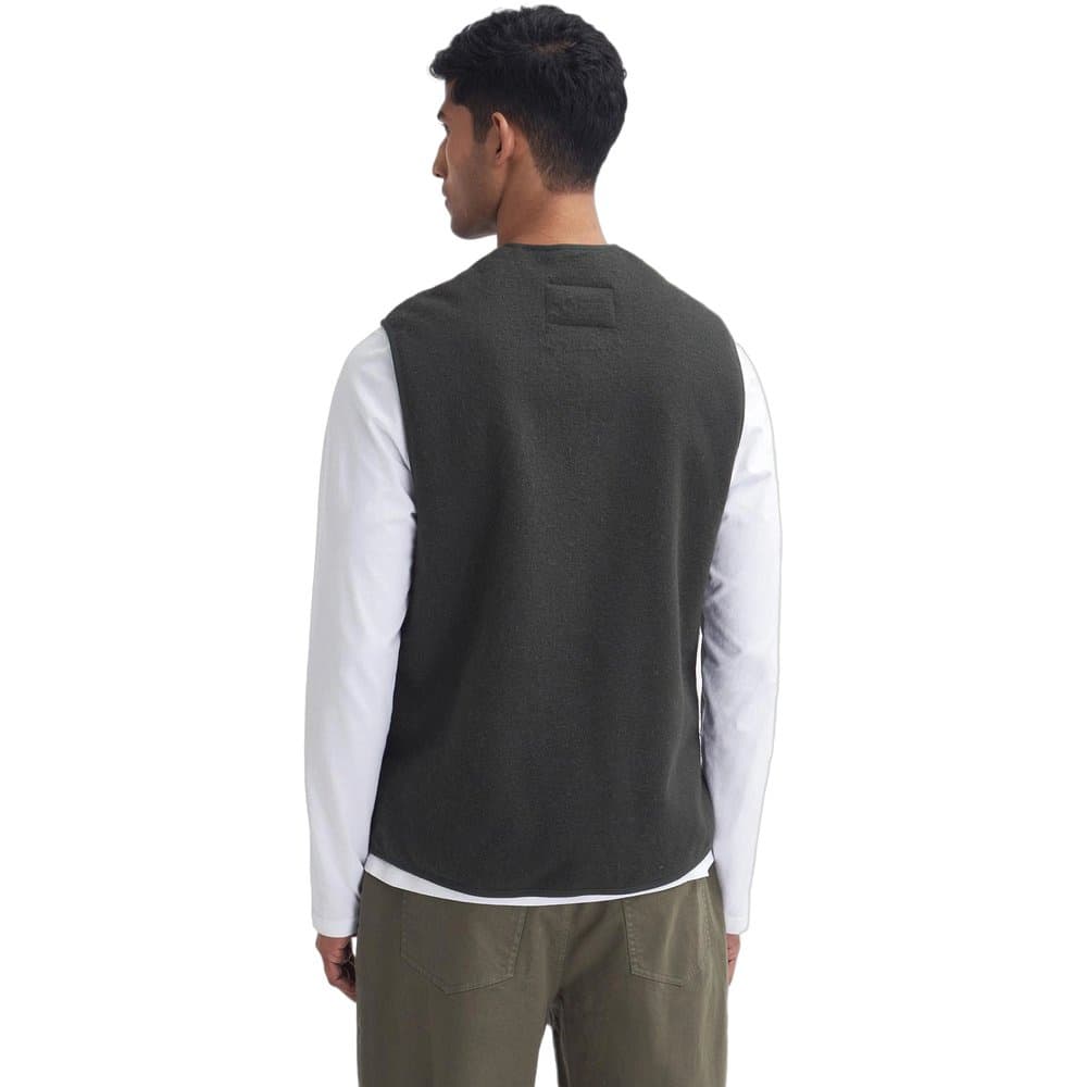 Warm Pile Waistcoat Zip-In Liner Sage, view: 3