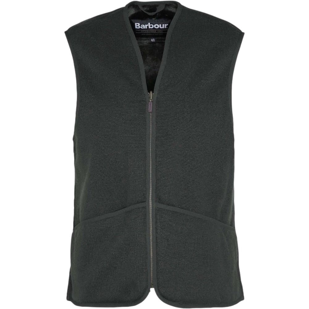 Warm Pile Waistcoat Zip-In Liner Sage, view: 0