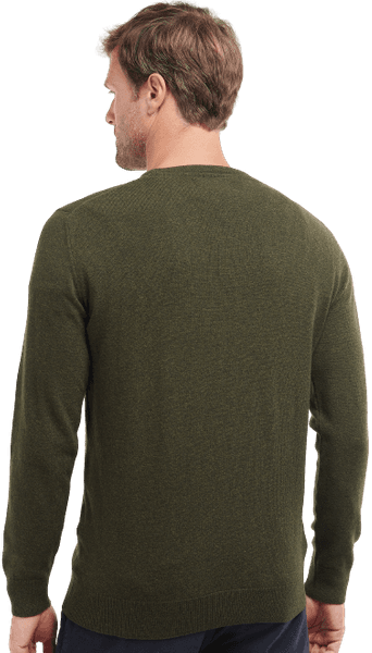 M's Essential Lambswool Crew Neck Neck Seaweed, view: 3